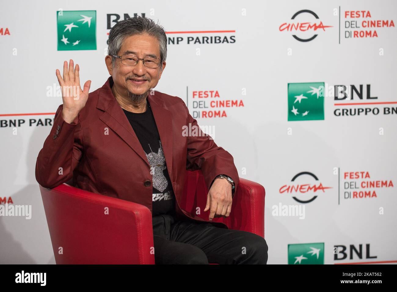 Go Nagai partecipa alla fotocellula durante il 12th Roma Cine Fest, Roma, Italia, il 28 ottobre 2017. (Foto di Giuseppe Maffia/NurPhoto) Foto Stock