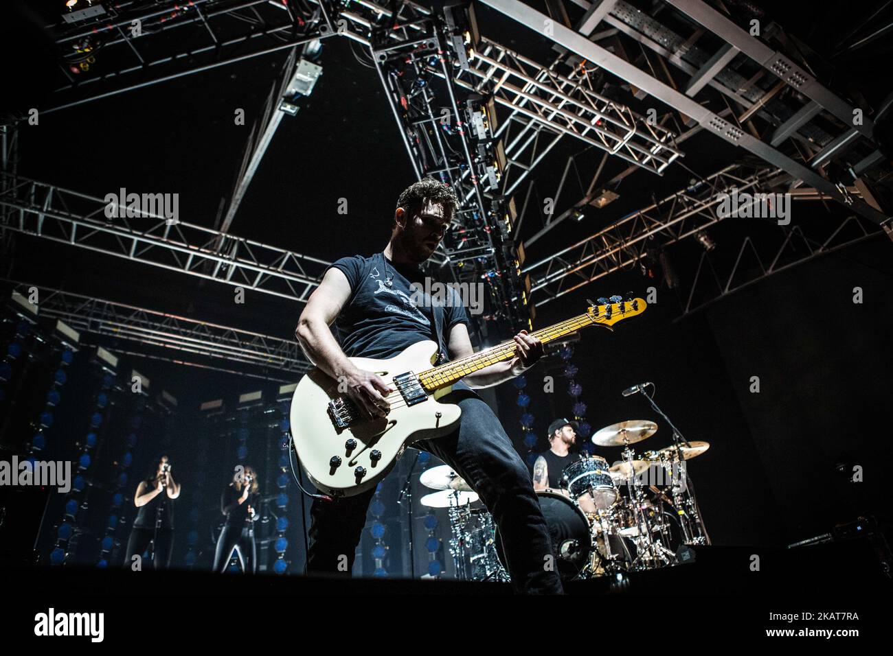 La band rock inglese Royal Band ha suonato dal vivo al Fabrique di Milano il 2 novembre 2017. (Foto di Roberto Finizio/NurPhoto) Foto Stock