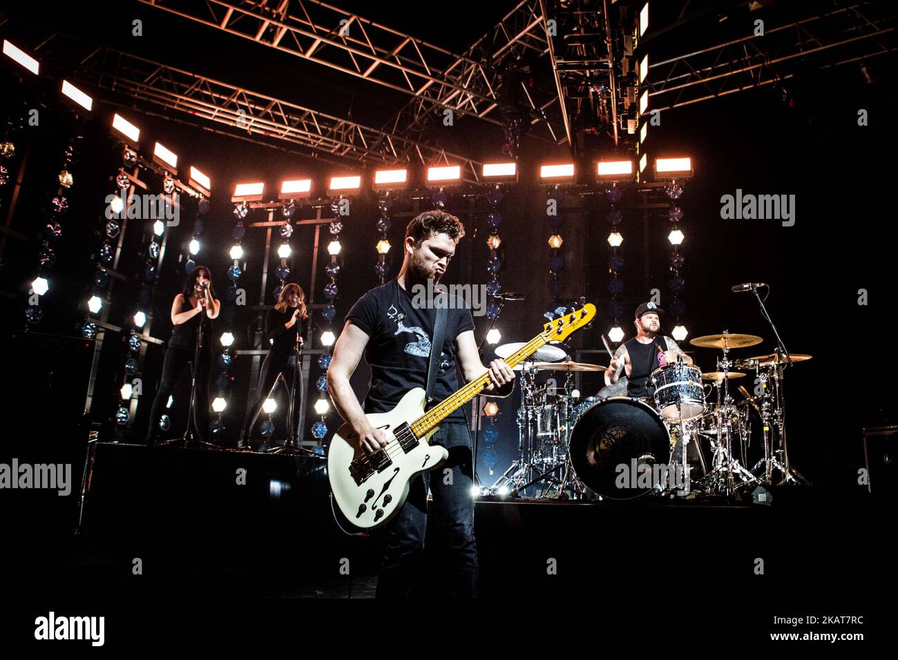La band rock inglese Royal Band ha suonato dal vivo al Fabrique di Milano il 2 novembre 2017. (Foto di Roberto Finizio/NurPhoto) Foto Stock