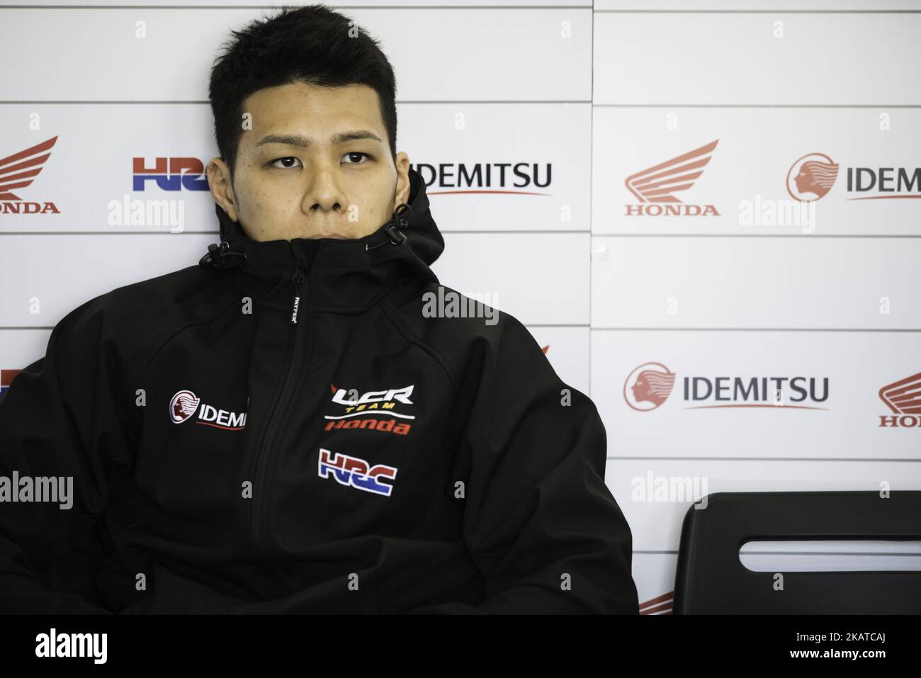 #30 Takaaki Nakagami (giapponese) LCR Honda Idemitsu durante i test della nuova stagione, MotoGP 2018. Circuito di Ricardo Tormo,Valencia, Spagna. Mercoledì 15th novembre 2017. (Foto di Jose Breton/NurPhoto) Foto Stock