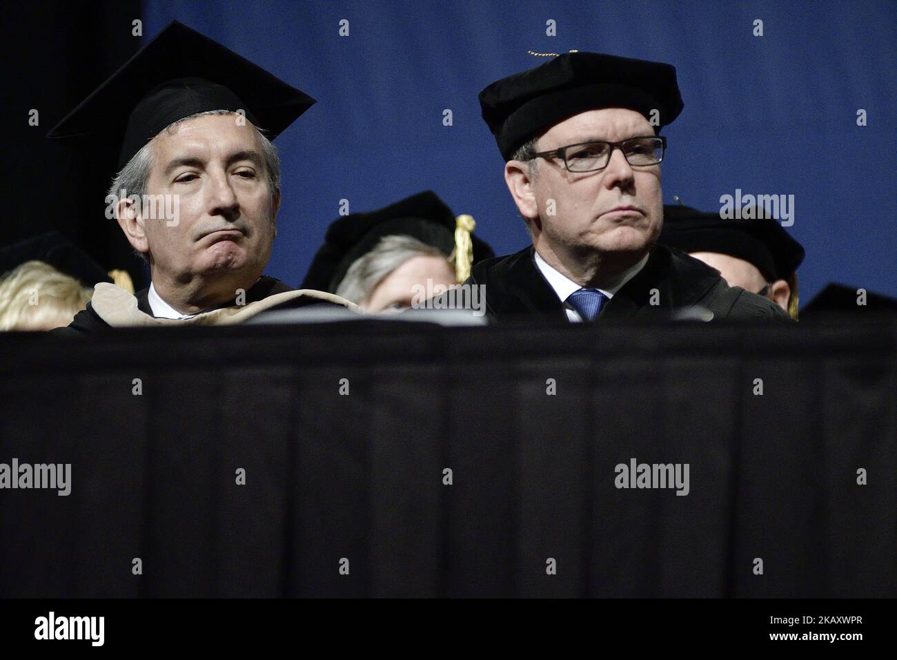 Il Principe Alberto di Monaco consegna un discorso chiave sul cambiamento climatico e la consapevolezza ambientale a seicento laureati alla cerimonia di inizio della Jefferson University, il 9 maggio 2018, a Philadelphia, PA, USA (Foto di Bastiaan Slabbers/NurPhoto) Foto Stock