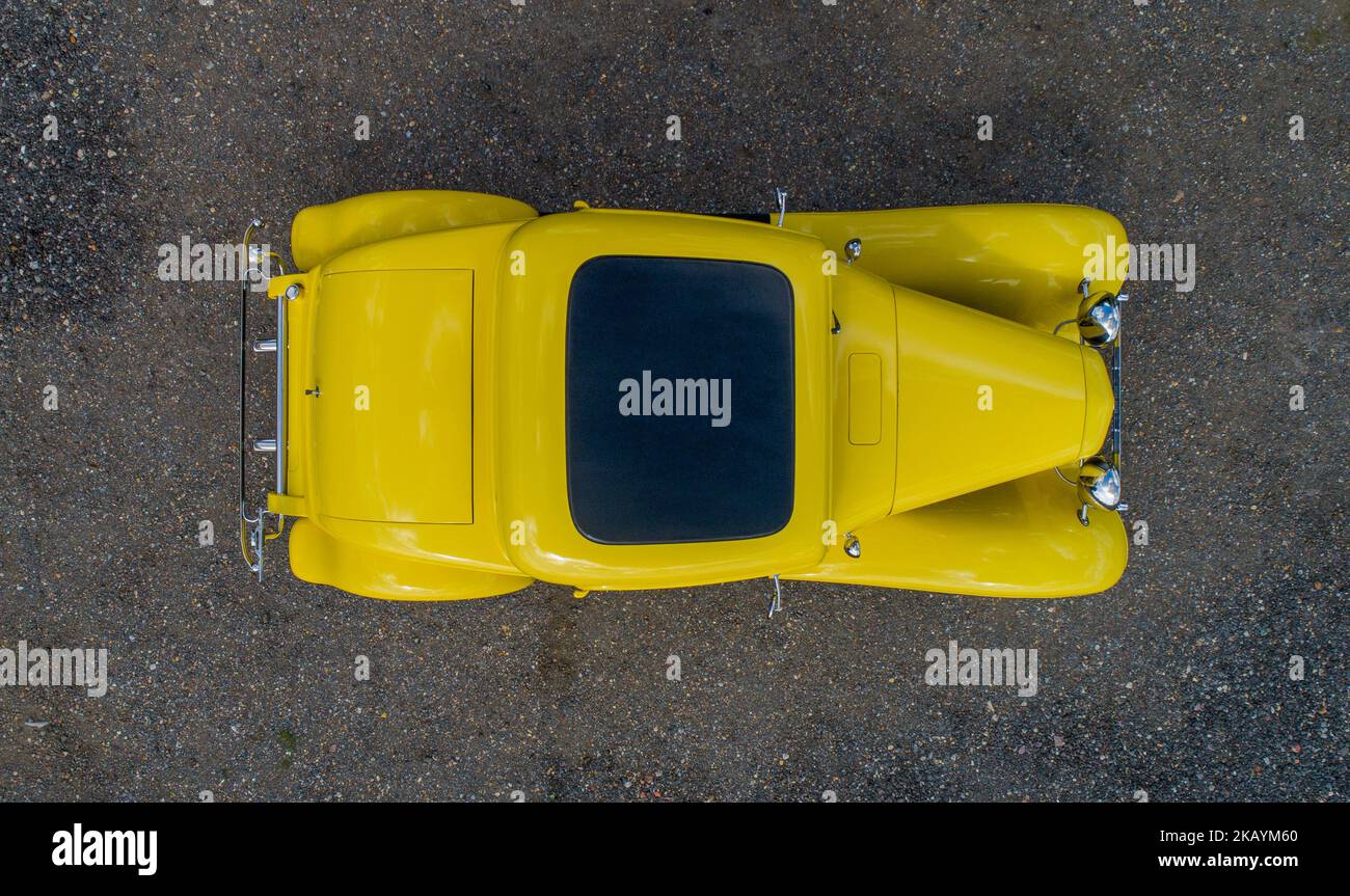 1932 Ford 3 asta calda finestrino Foto Stock