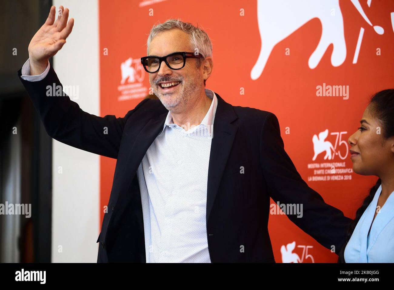 Alfonso Cuaron partecipa alla fotocall 'Roma' durante il 75th° Festival del Cinema di Venezia, il 30 agosto 2018. (Foto di Matteo Chinellato/NurPhoto) Foto Stock