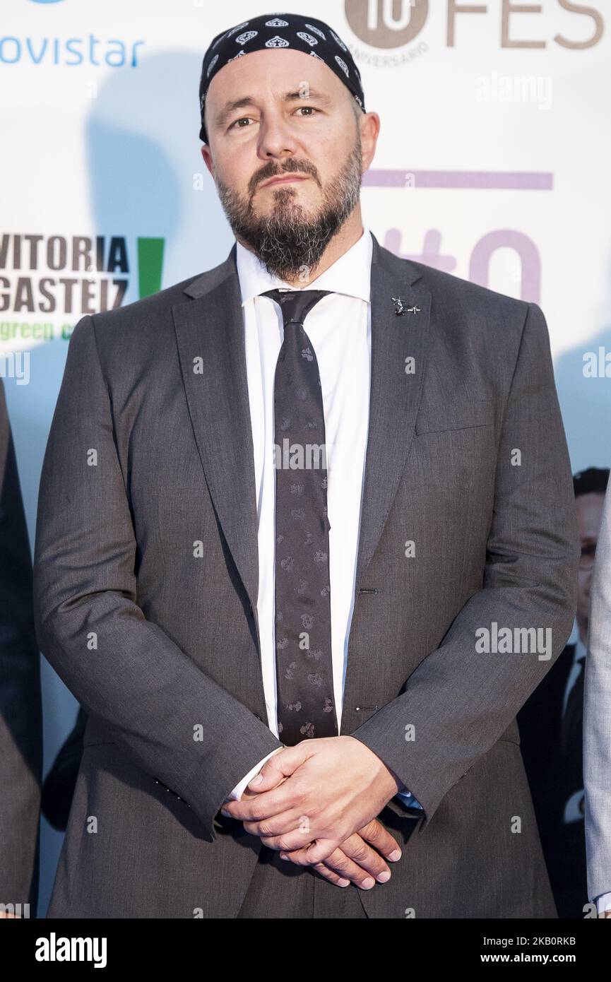 Ricardo Castella partecipa alla presentazione del nuovo programma comico #0 durante FestVal a Vitoria, in Spagna. Settembre 06, 2018. (Foto di BorjaB.Hojas/COOLMedia/NurPhoto) Foto Stock