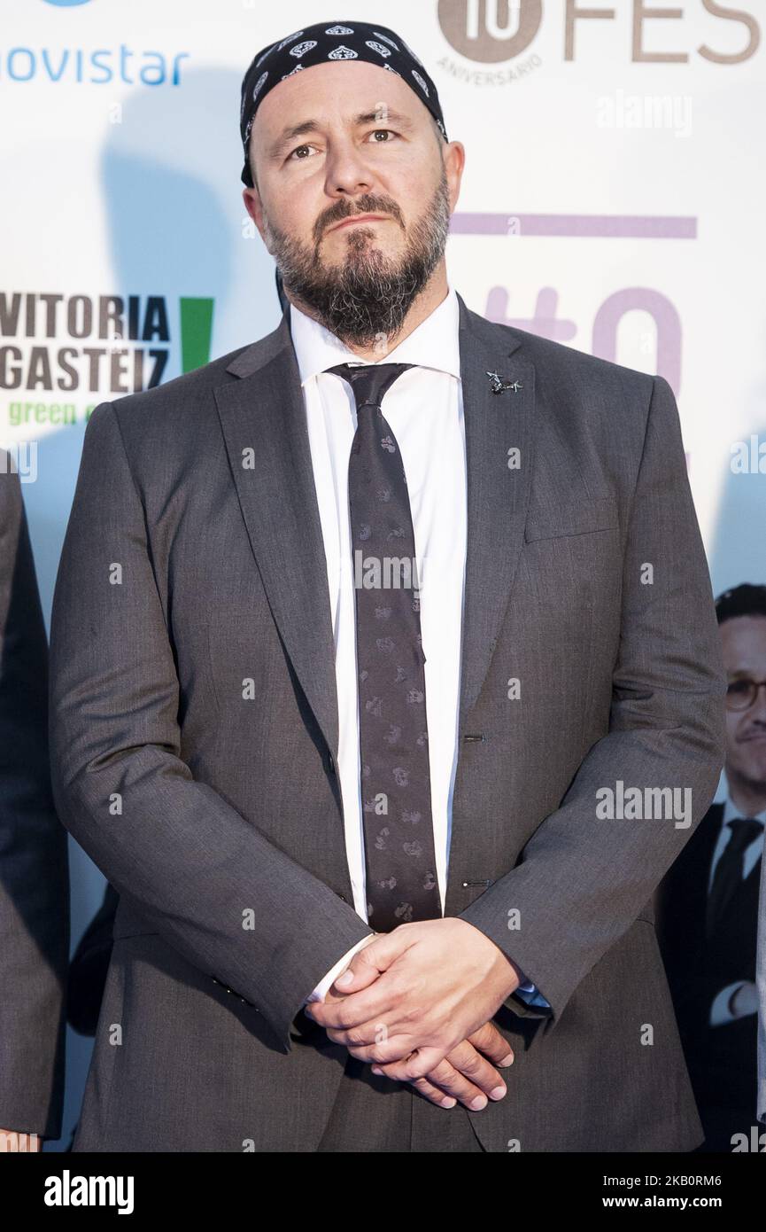 Ricardo Castella partecipa alla presentazione del nuovo programma comico #0 durante FestVal a Vitoria, in Spagna. Settembre 06, 2018. (Foto di BorjaB.Hojas/COOLMedia/NurPhoto) Foto Stock