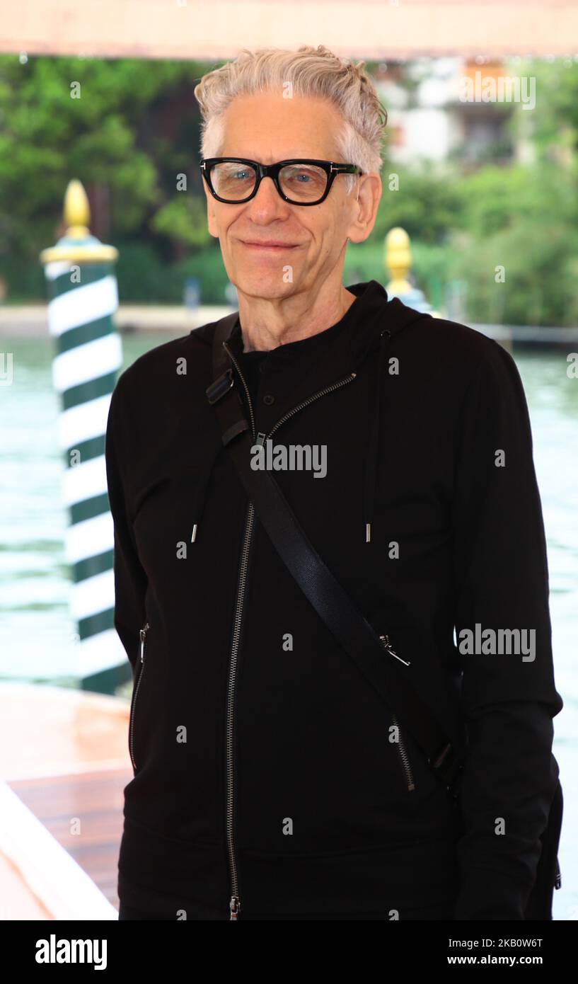David Cronenberg è stato visto durante il 75th° Festival di Venezia il 7 settembre 2018 a Venezia. (Foto di Matteo Chinellato/NurPhoto) Foto Stock