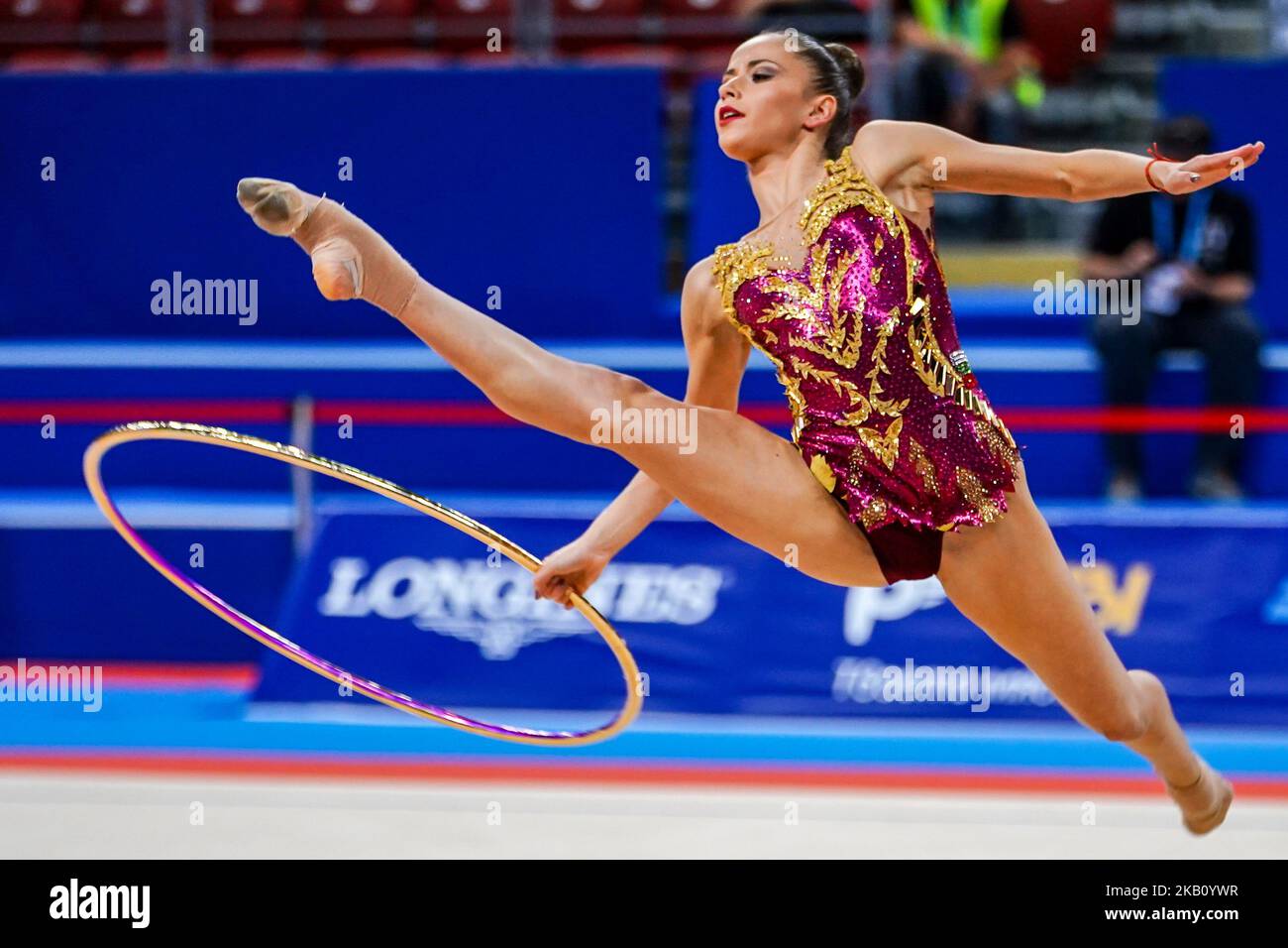 Neviana Vladinova di Bulgaria durante i Campionati Mondiali di