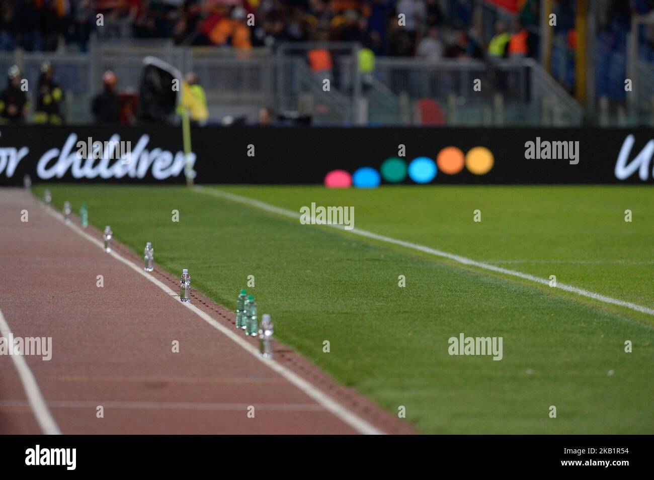 La UEFA Champions League si disputerà il gruppo G tra AS Roma e Viktoria Plzen allo stadio Olimpico del 02 ottobre 2018 a Roma. (Foto di Silvia Lore/NurPhoto) Foto Stock
