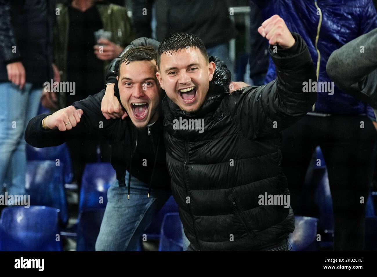 Rotterdam - durante la partita tra Feyenoord e Lazio Roma allo Stadion Feijenoord De Kuip il 3 novembre 2022 a Rotterdam, nei Paesi Bassi. (Da Box a Box Pictures/Yannick Verhoeven) Foto Stock