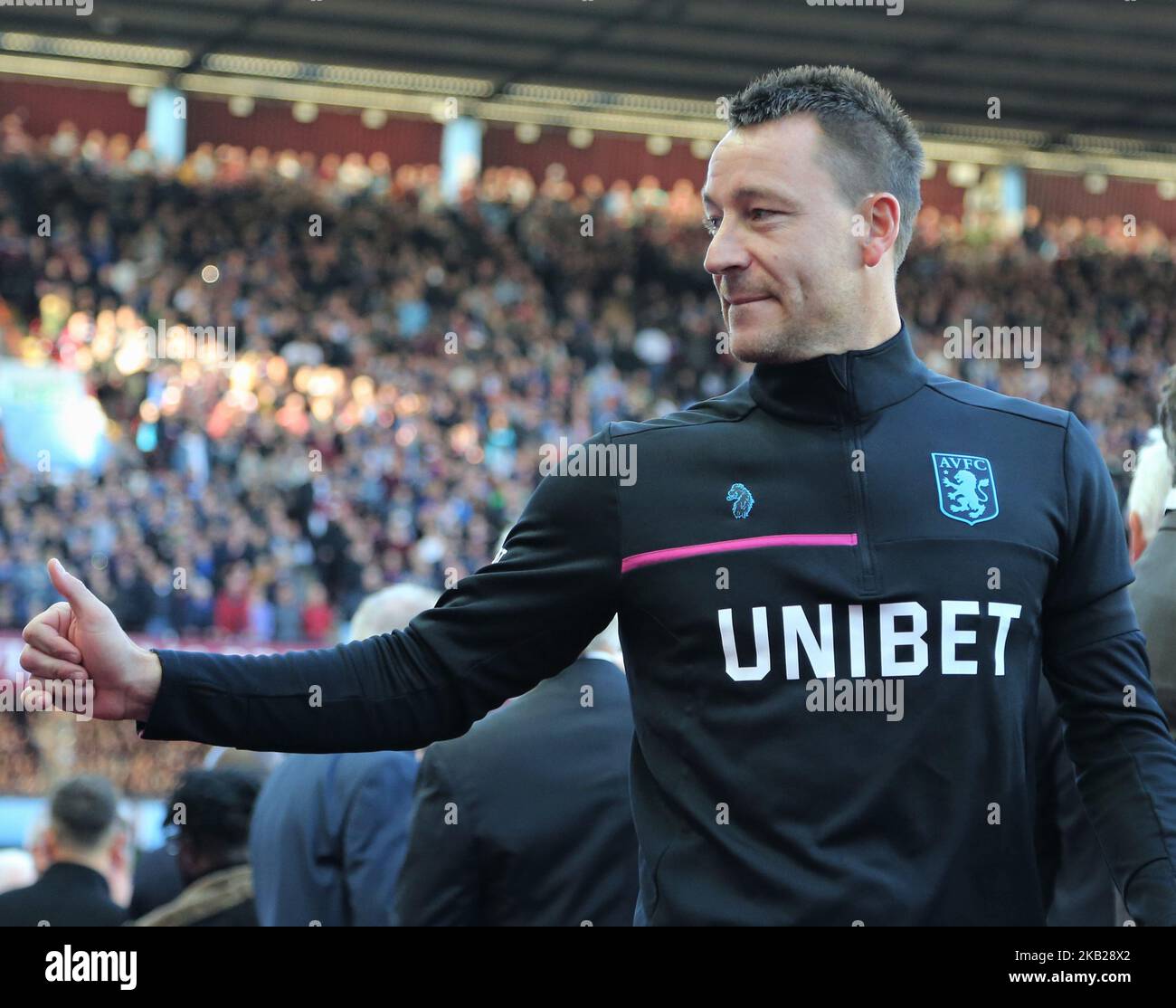 John Terry durante la partita di Championship League tra Aston Villa e Swansea City a Villa Park Stadium , Birmingham, Inghilterra il 20 ottobre 2018. (Foto di Action Foto Sport/NurPhoto) Foto Stock