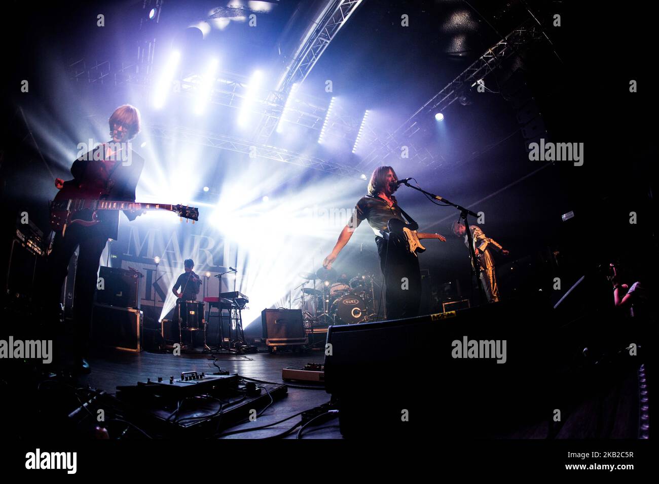 La band indie rock italiana Marlene Kuntz che si esibisce dal vivo presso i magazzini generali di Milano (Foto di Roberto Finizio/NurPhoto) Foto Stock