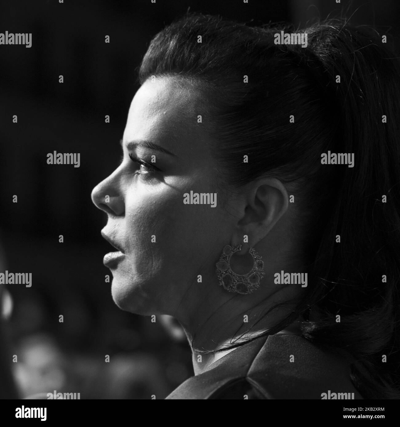 L'attrice americana Debi Mazar partecipa alla prima di ARDE MADRID al cinema callao di madrid, spagna. 7 novembre 2018 (Foto di Oscar Gonzalez/NurPhoto) Foto Stock