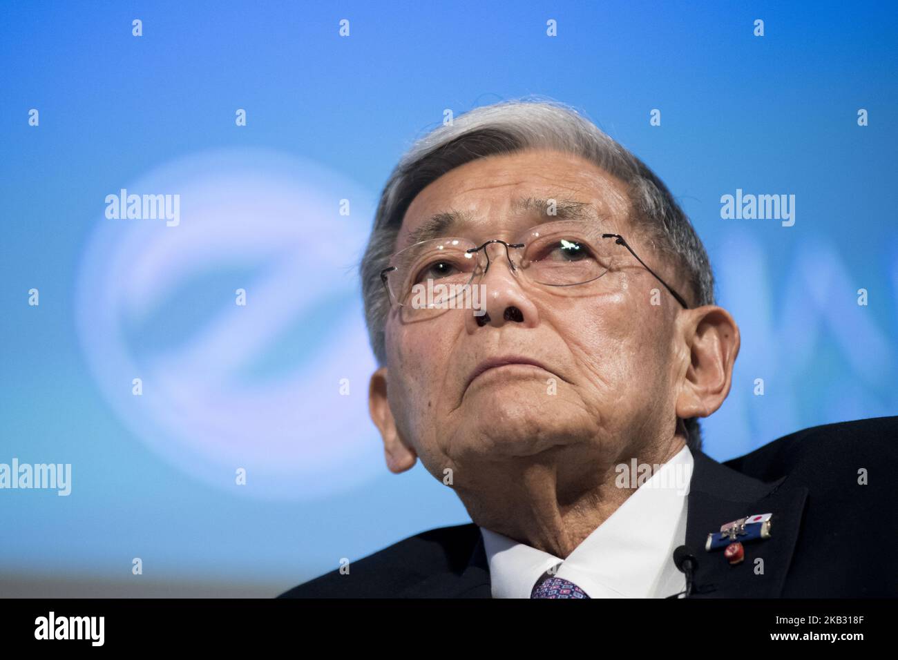 Norman Yoshio Mineta è un politico americano. Membro del Partito democratico, durante la presentazione del Mineta Legacy Project, della Japan Foundation for the United States e del Consiglio USA-Giappone, il film documentario, an American Story: Norman Mineta e la sua eredità, raccontano la vita e la carriera del Segretario Norman Mineta (Vice Presidente del Consiglio dei Consiglieri della USJC), a Tokyo, Giappone, 09 novembre 2018. (Foto di Alessandro di Ciommo/NurPhoto) Foto Stock