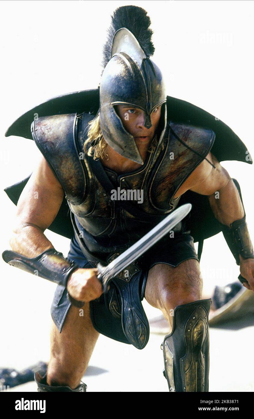BRAD PITT, Troy, 2004 Foto Stock