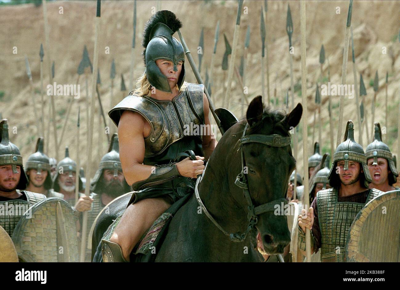 BRAD PITT, Troy, 2004 Foto Stock