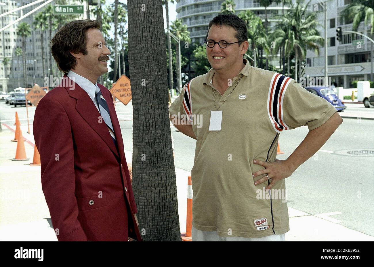 ANCHORMAN: LA LEGGENDA DI RON BORGOGNA, WILL FERRELL, ADAM MCKAY, 2004 Foto Stock