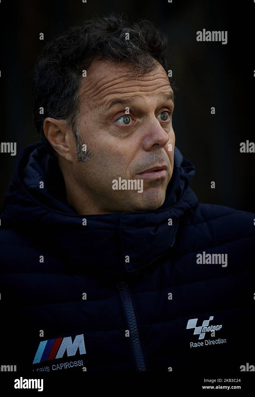 Loris Capirossi durante i test della nuova stagione MotoGP 2019 al Ricardo Tormo Circuit di Valencia, Spagna, il 20th novembre 2018 (Foto di Jose Breton/NurPhoto) Foto Stock