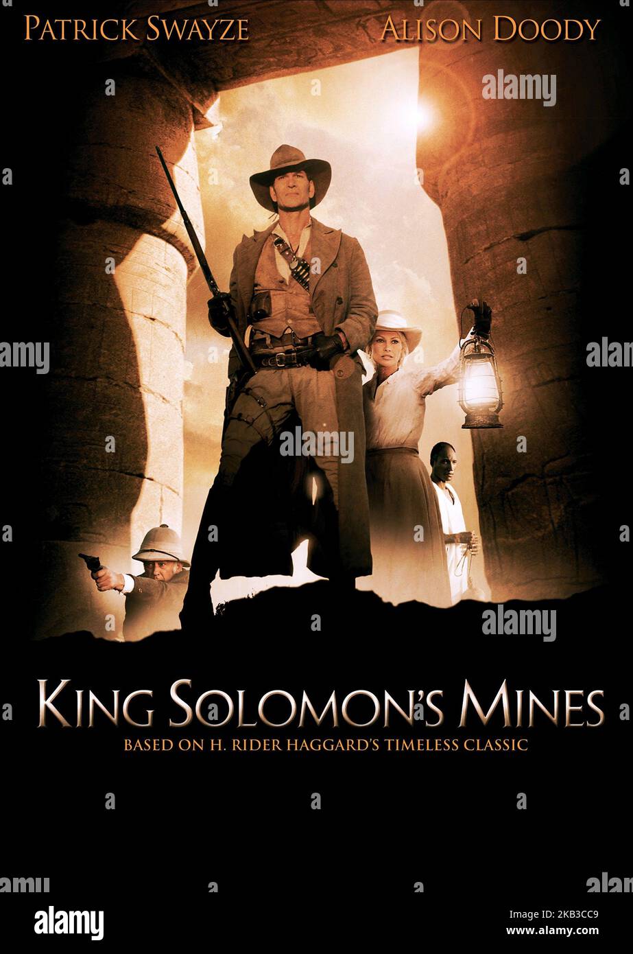 LE MINIERE DEL RE SALOMONE, PATRICK SWAYZE, ALISON DOODY POSTER, 2004 Foto Stock