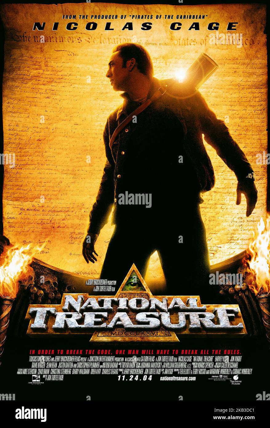 Tesoro nazionale, Nicolas Cage, 2004 Foto Stock