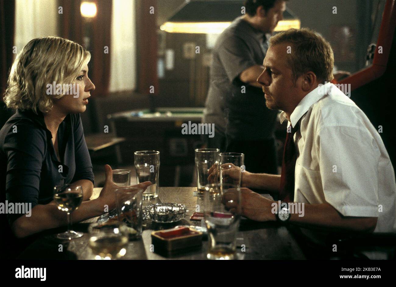 SHAUN DEI MORTI, KATE ASHFIELD, SIMON PEGG, 2004 Foto Stock