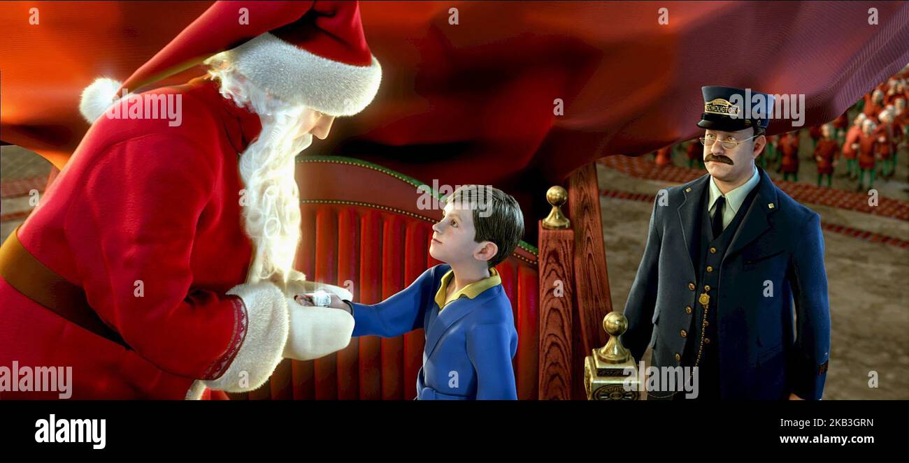 THE POLAR EXPRESS, BABBO NATALE, HERO BOY, IL DIRETTORE, 2004 Foto Stock