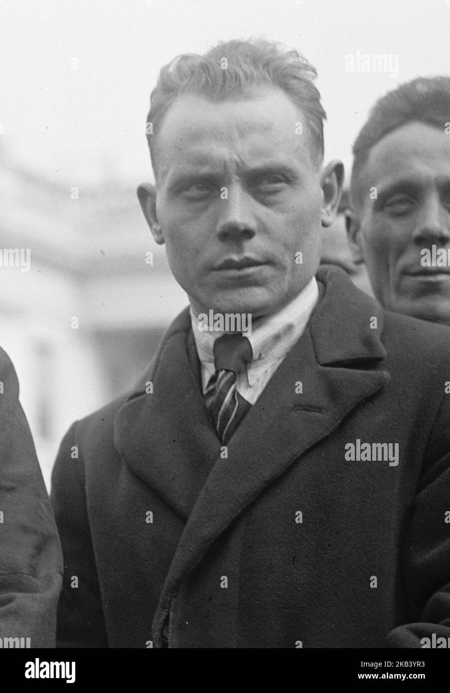 Paavo Nurmi, Paavo Johannes Nurmi (1897 – 1973) corridore finlandese medio e lungo. Foto Stock