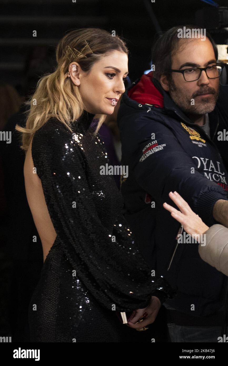 L'attrice Blanca Suarez partecipa alla prima del film 'Tiempo Despues' al cinema Capitol di Madrid, Spagna. Dicembre 20, 2018. (Foto di Oscar Gonzalez/NurPhoto) Foto Stock