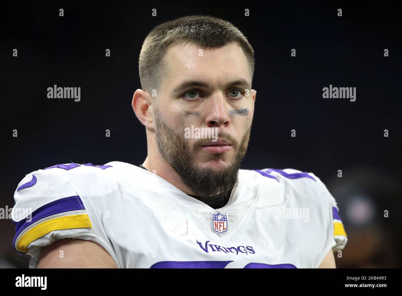 Sicurezza libera dei Minnesota Vikings Harrison Smith (22) viene visto durante la seconda metà di una partita di football della NFL contro i Detroit Lions a Detroit, Michigan USA, domenica 23 dicembre 2018. (Foto di Jorge Lemus/NurPhoto) Foto Stock