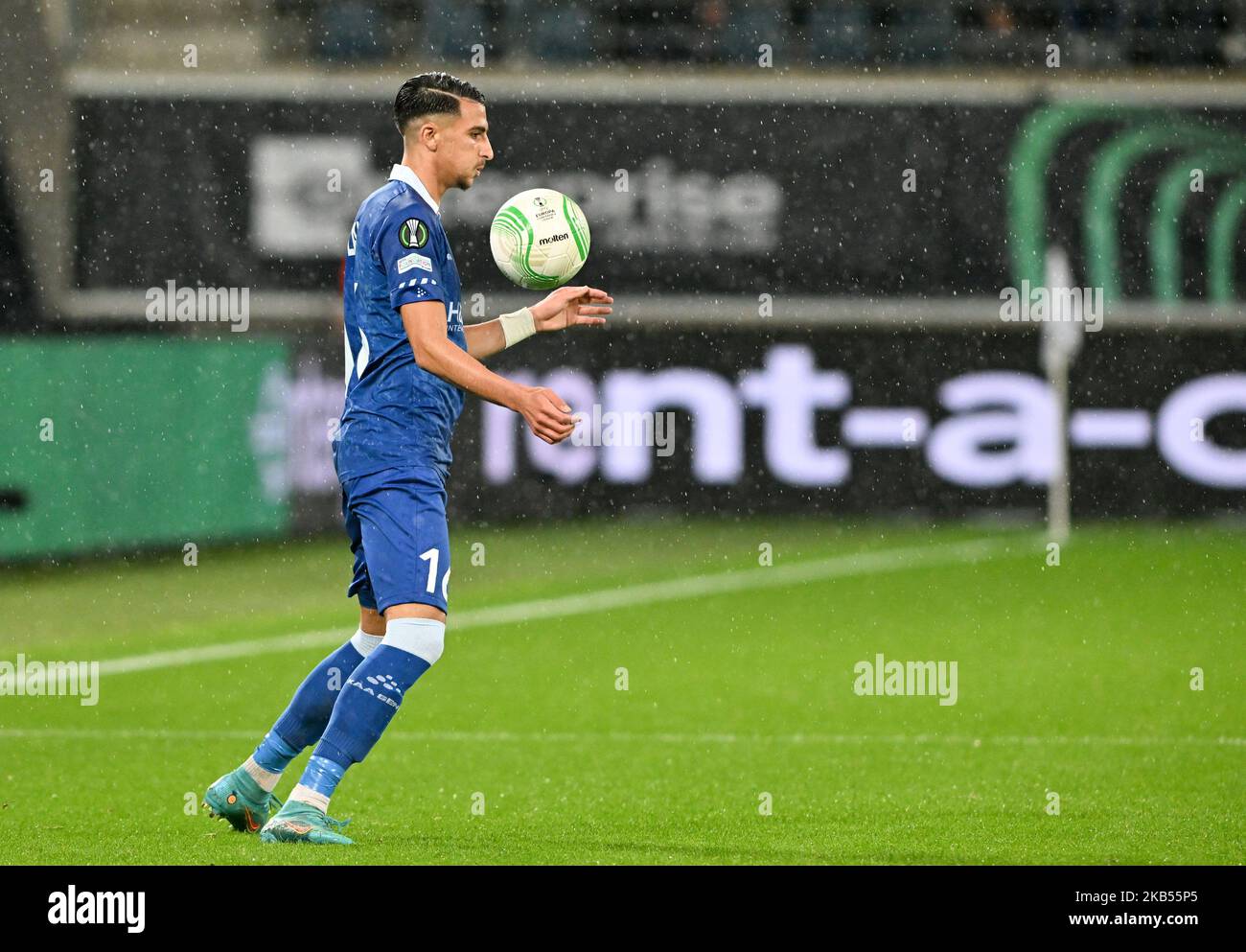 Gent, Belgio. 03/11/2022, Ibrahim Salah (16) di Gent nella foto di una partita di calcio tra AA Gent e Molde FK durante il sesto e ultimo giorno di incontro nel gruppo F della UEFA Europa Conference League per la stagione 2022-2023 , giovedì 3 novembre 2022 a Gent , Belgio . FOTO DAVID CATRY | SPORTPIX Foto Stock