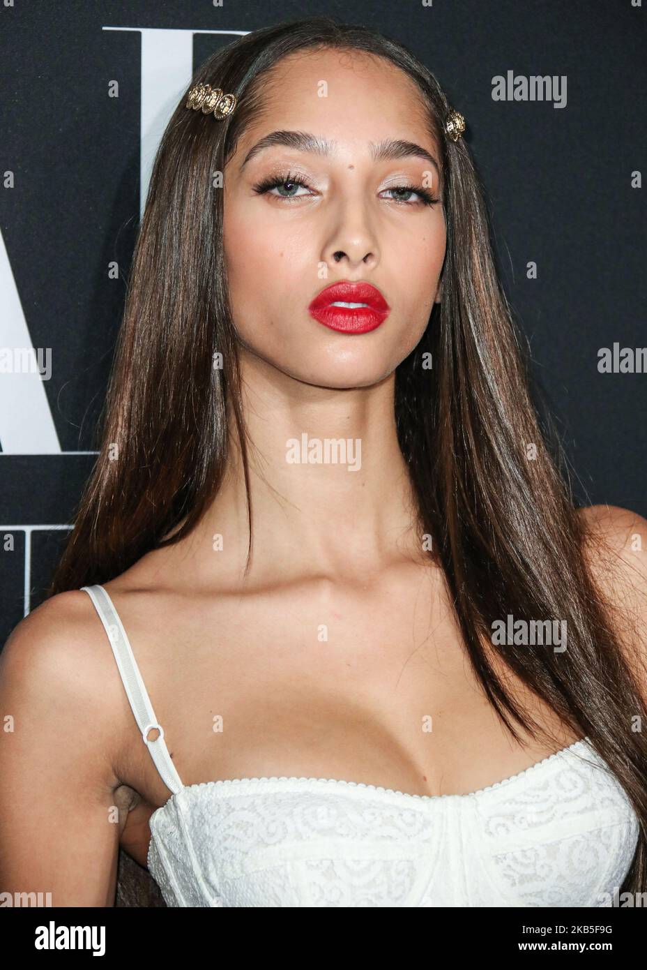 MANHATTAN, NEW YORK CITY, NEW YORK, USA - 06 SETTEMBRE: Yasmin Wijnaldum arriva alla 2019 Harper's BAZAAR Celebration of 'ICONS by Carine Roitfeld' tenutasi presso il Plaza Hotel il 6 settembre 2019 a Manhattan, New York City, New York, Stati Uniti. (Foto di Xavier Collin/Image Press Agency/NurPhoto) Foto Stock