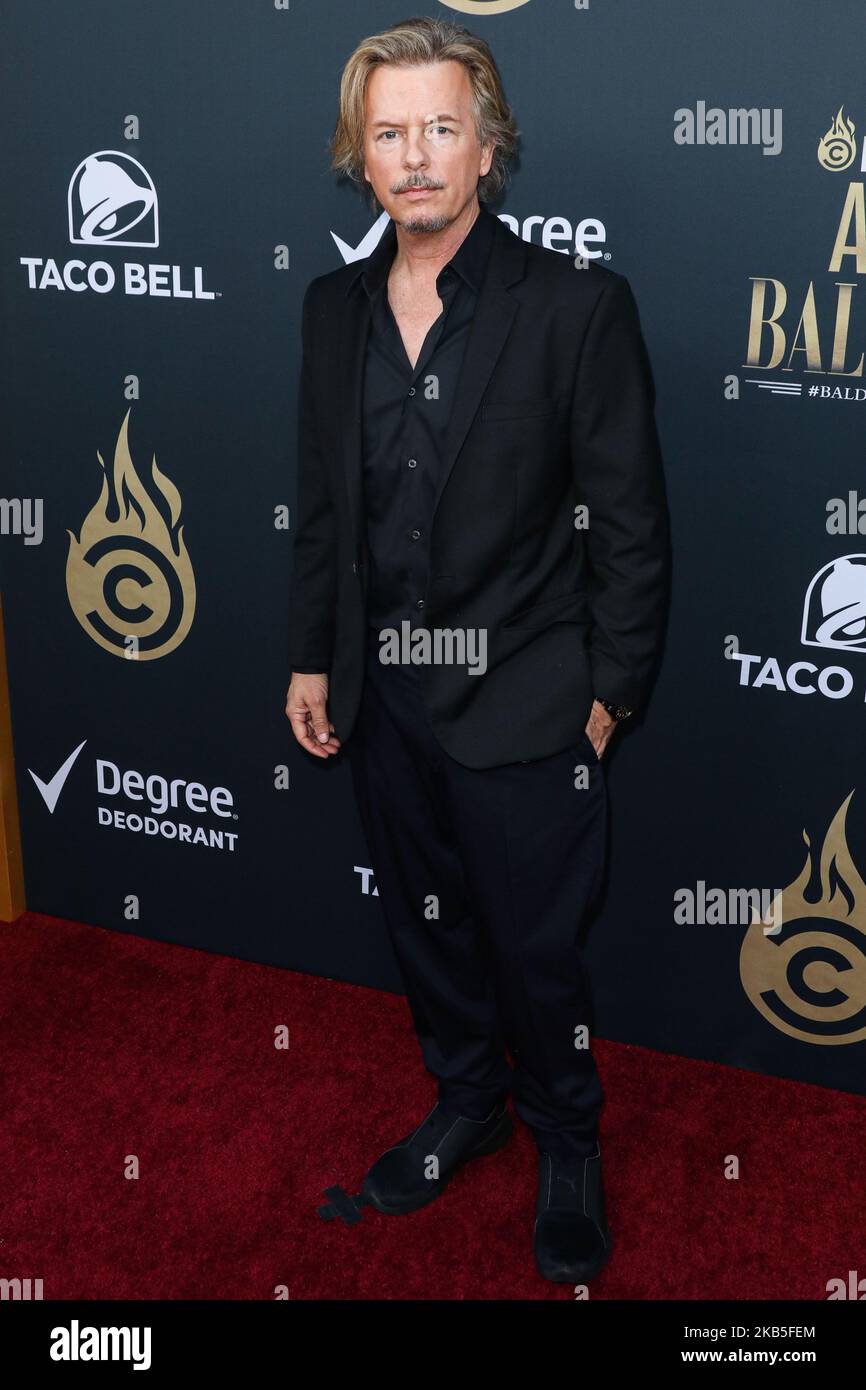 BEVERLY HILLS, LOS ANGELES, CALIFORNIA, USA - 07 SETTEMBRE: L'attore David Spade arriva al Comedy Central Roast di Alec Baldwin tenutosi al Saban Theatre il 7 settembre 2019 a Beverly Hills, Los Angeles, California, Stati Uniti. (Foto di David Acosta/Image Press Agency/NurPhoto) Foto Stock