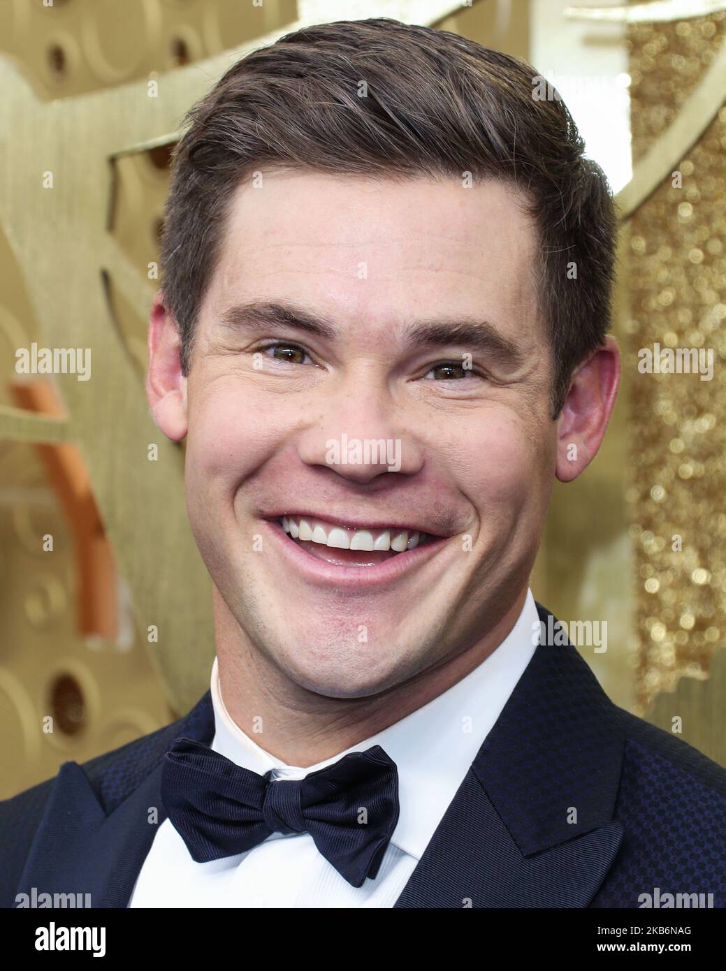 LOS ANGELES, CALIFORNIA, USA - 22 SETTEMBRE: Adam Devine arriva al Primetime Emmy Awards 71st che si tiene al Microsoft Theater L.A. Live on September 22, 2019 a Los Angeles, California, Stati Uniti. (Foto di Xavier Collin/Image Press Agency/NurPhoto) Foto Stock