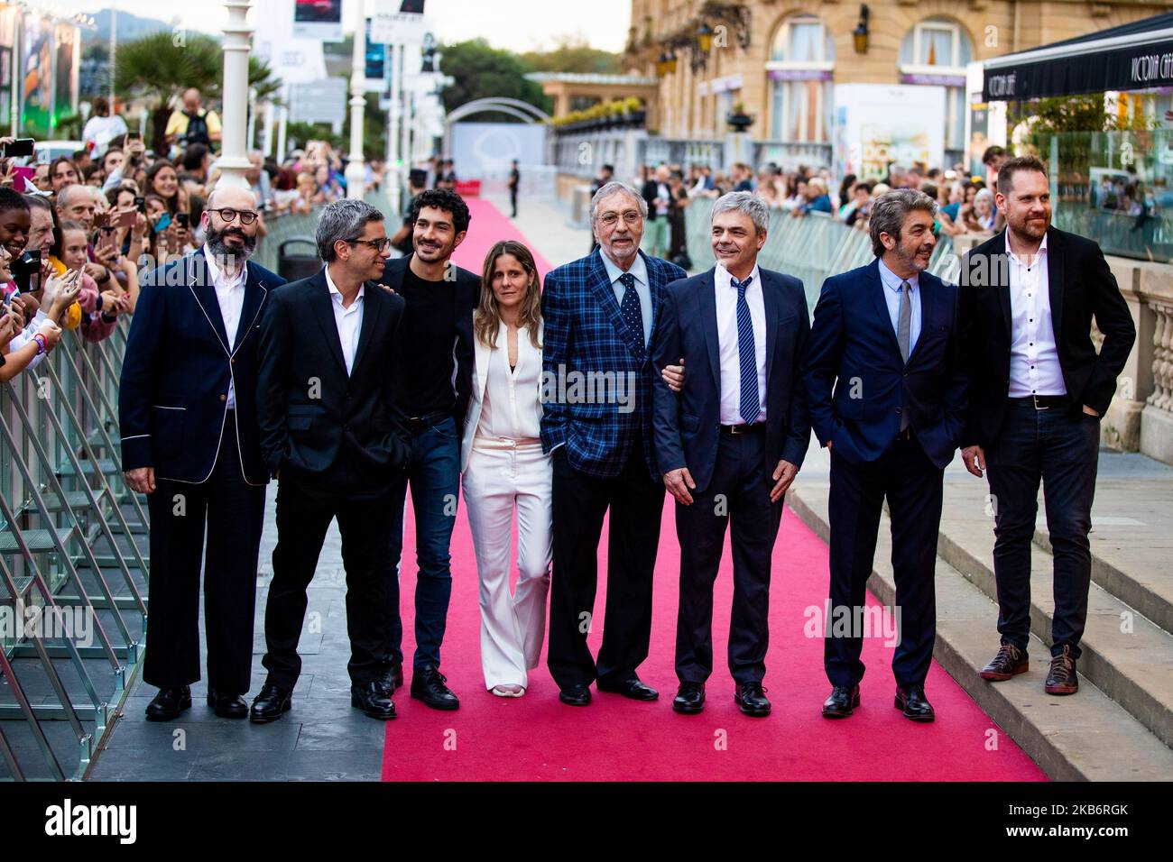 "La Odisea de Los Giles (perdenti eroici)" Premiere durante il San Sebastian Film Festival 67th nella città basca settentrionale di San Sebastian il 23 settembre 2019. (Foto di Manuel Romano/NurPhoto) Foto Stock