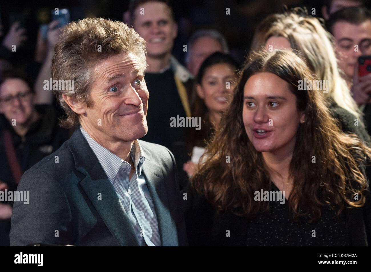 Willem Dafoe partecipa alla prima cinematografica britannica di 'The Lighthouse' a Odeon Luxe, Leicester Square, durante il Cult Gala del BFI London Film Festival del 63rd, il 05 ottobre 2019 a Londra, Inghilterra. (Foto di Wiktor Szymanowicz/NurPhoto) Foto Stock