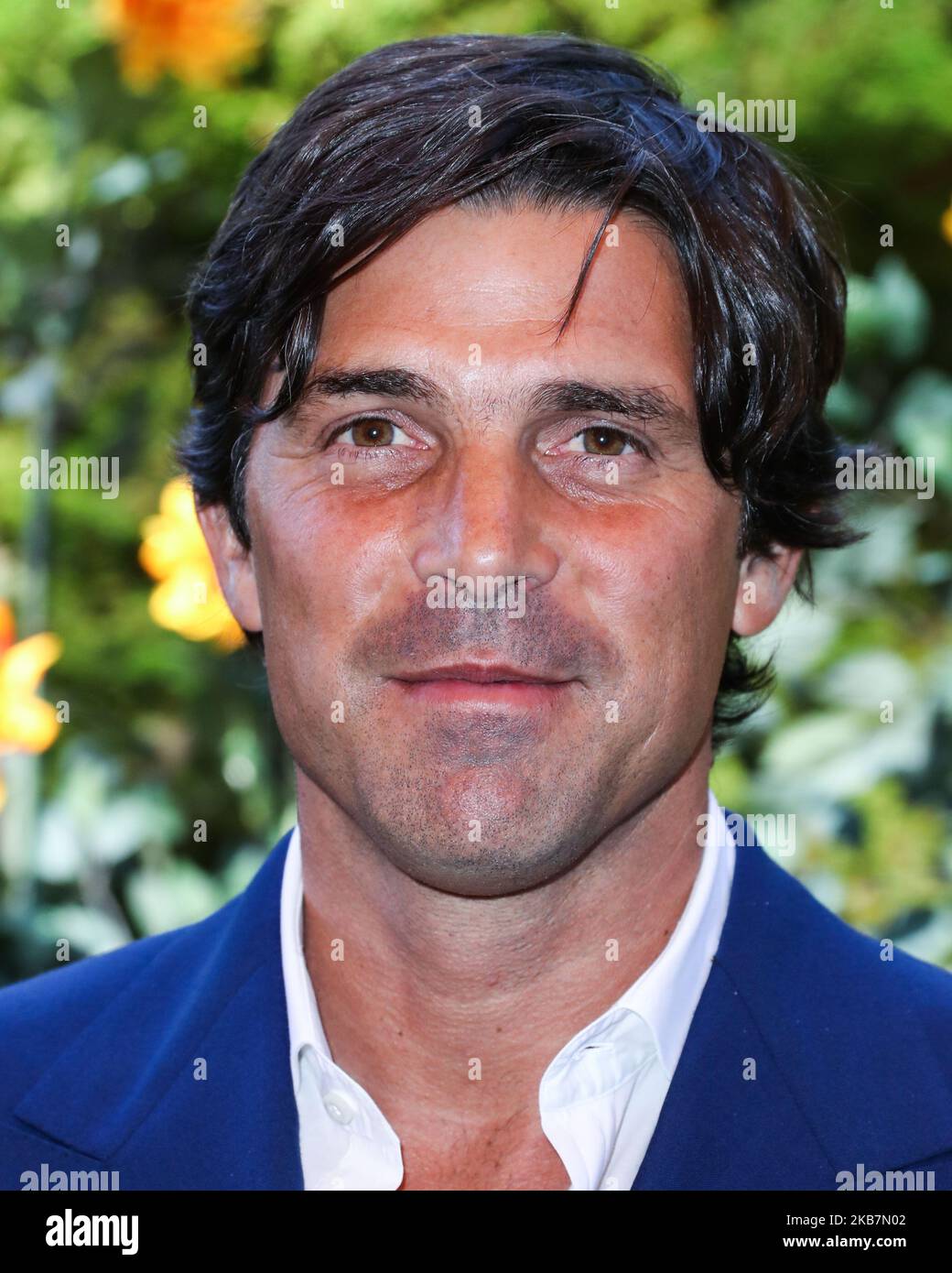 PACIFIC PALISADES, LOS ANGELES, CALIFORNIA, USA - 05 OTTOBRE: Nacho Figueras arriva al 10th° annuale Veuve Clicquot Polo Classic Los Angeles che si tiene al Will Rogers state Historic Park il 5 ottobre 2019 a Pacific Palisades, Los Angeles, California, Stati Uniti. (Foto di Xavier Collin/Image Press Agency/NurPhoto) Foto Stock