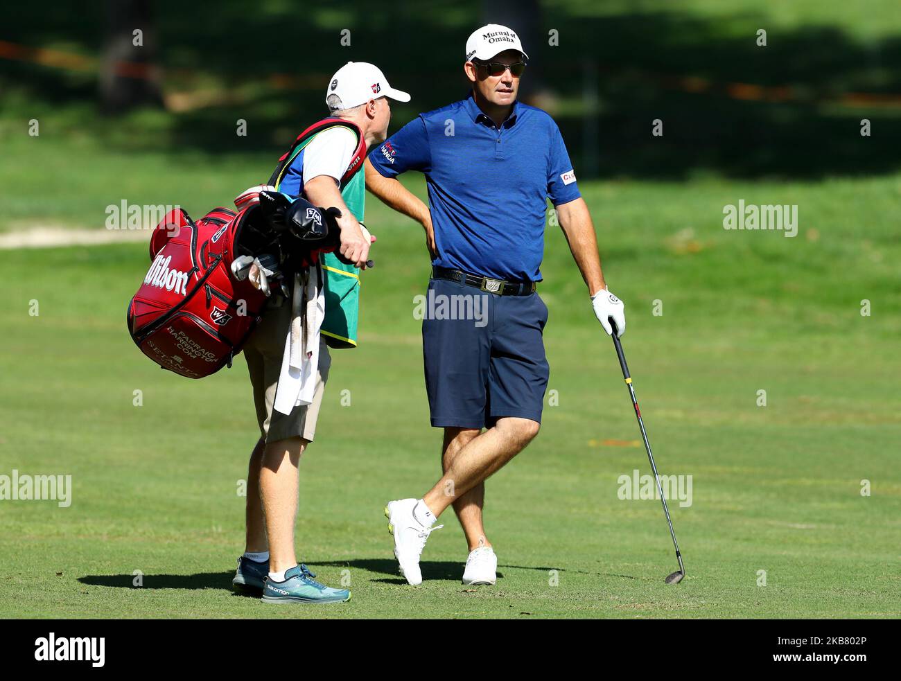 Padraig Harrington (IRE) durante il Rolex Pro Am al Golf Italian Open di Roma il 9 ottobre 2019 (Foto di Matteo Ciambelli/NurPhoto) Foto Stock