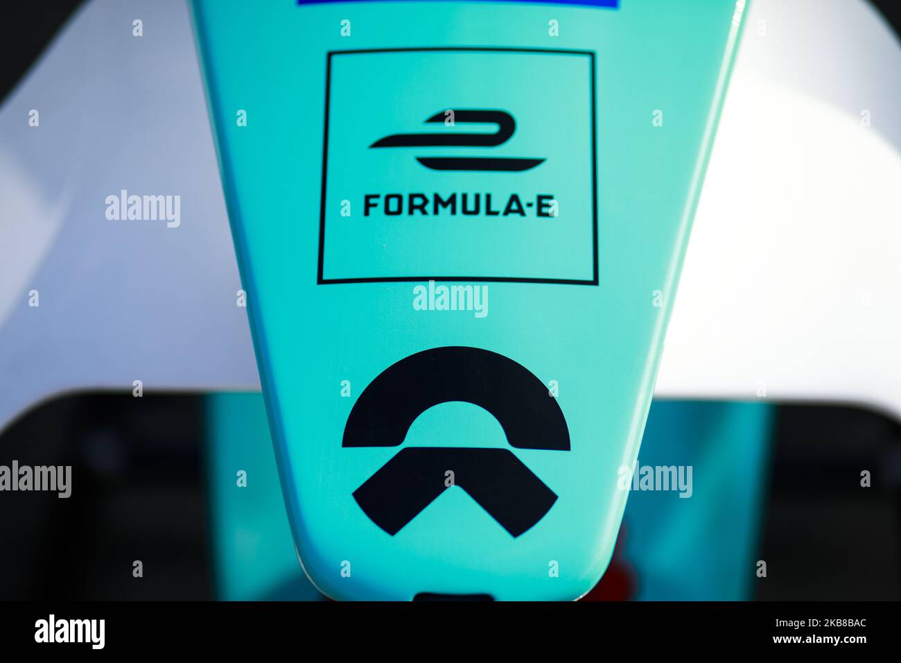 Nio 333 FE Team - nio FE-005 in occasione del Campionato ABB Formula e test ufficiali pre-stagione di stagione sei sul circuito Ricardo Tormo di Valencia il 15, 16, 17 e 18 ottobre 2019. (Foto di Xavier Bonilla/NurPhoto) Foto Stock