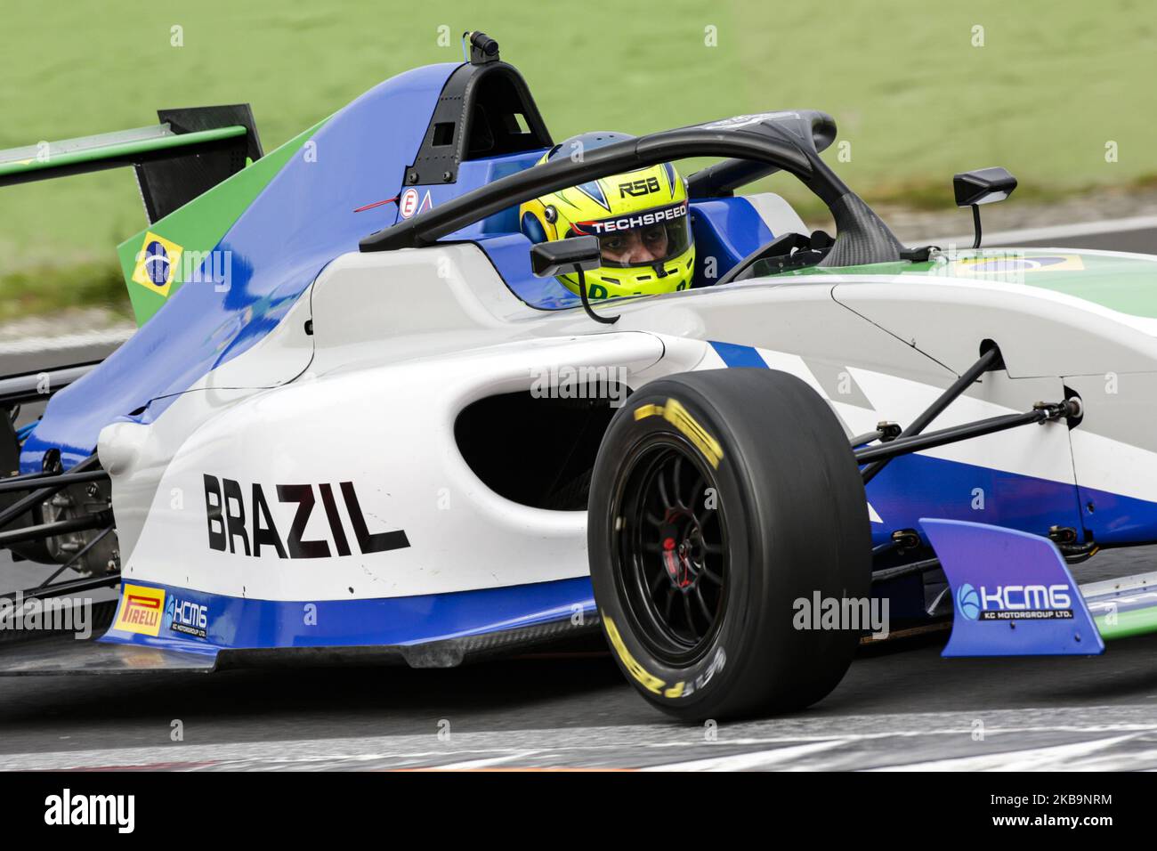 05 BRASIL team ROSATE Joao della CBA F4, in azione durante la FIA Motorsport Games F4 Cup all'Autodromo Vallelunga Piero Taruffi, il 1st novembre 2019, Italia. (Foto di Xavier Bonilla/NurPhoto) Foto Stock