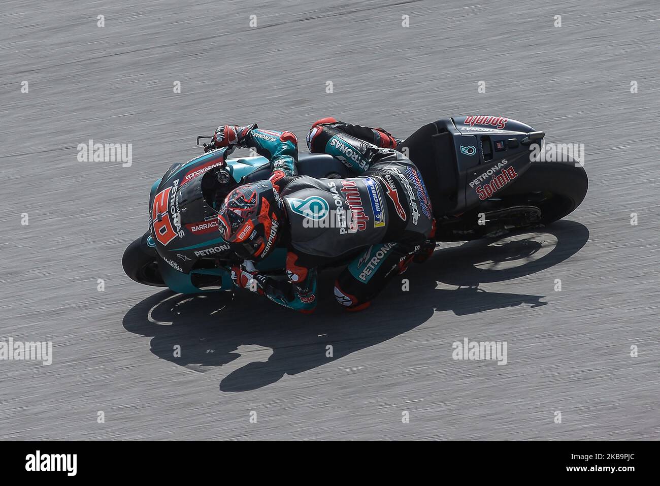 Sessione di prove libere del gran premio motociclistico della malesia