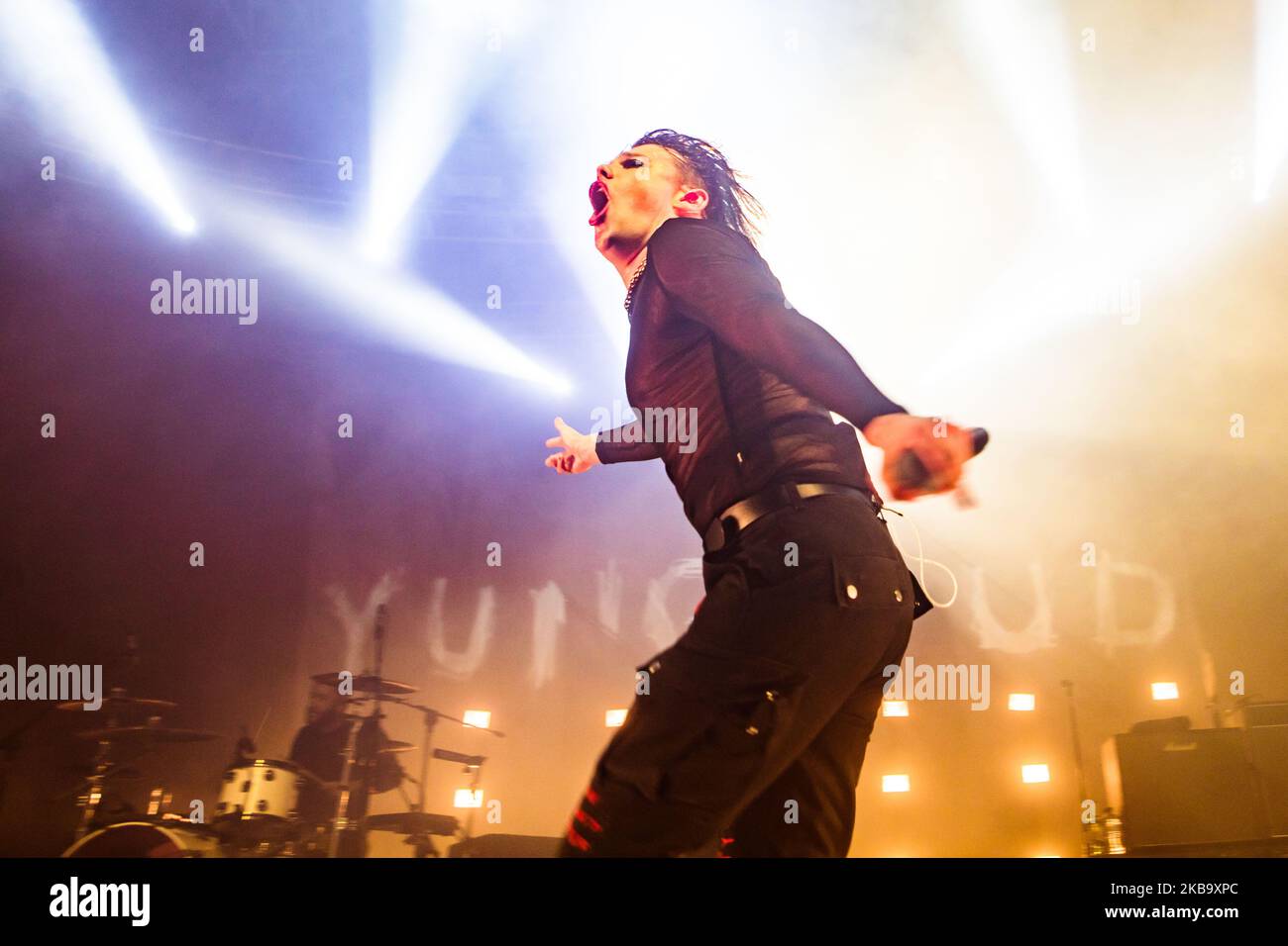 Il cantante, cantautore e musicista inglese Yungblud, vero e proprio nome Dominic Richard Harrison, si esibisce dal vivo a Fabrique il 02 novembre 2019 a Milano. (Foto di Mairo Cinquetti/NurPhoto) Foto Stock