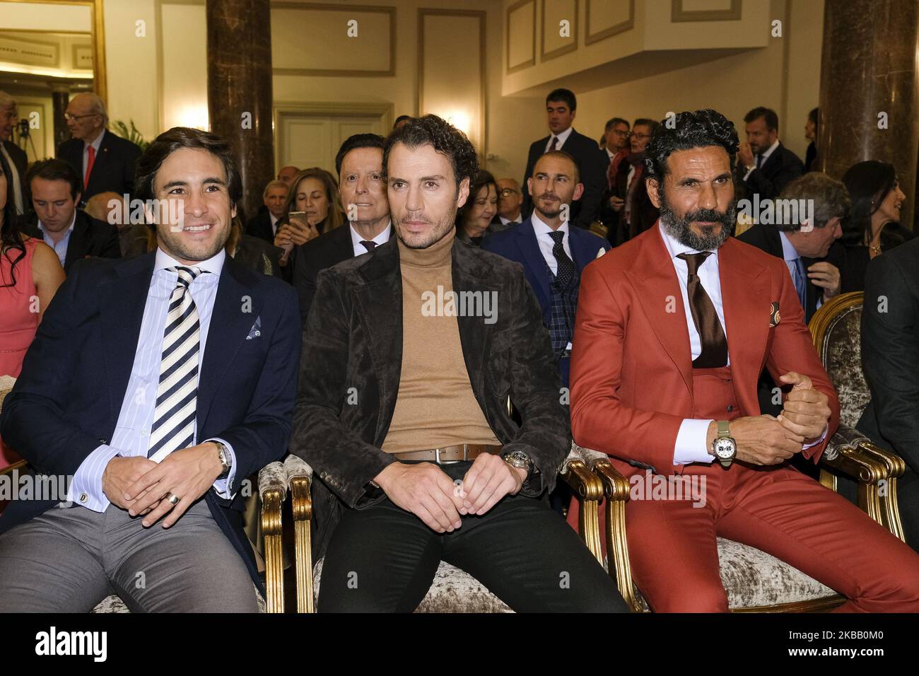 oscar Higares partecipa ai premi Capo delle arti 2019 a Madrid, 14 novembre 2019 Spagna (Foto di Oscar Gonzalez/NurPhoto) Foto Stock