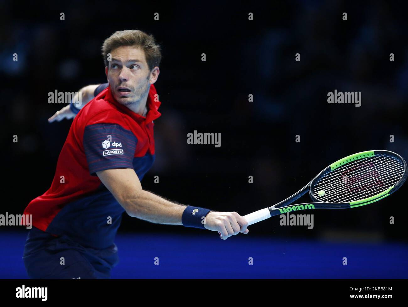 Nicolas Mahut (fra) in azione durante la semifinale Doubles Pierre-Hughes Herbert e Nicolas Mahut (fra) contro Lukasz Kubot (POL) e Marcelo Melo (BRA) International Tennis - Nitto ATP World Tour Finals Day 3 - martedì 16th novembre 2019 - O2:00 Arena - Londra (Photo by Action Foto Sport/NurPhoto) Foto Stock