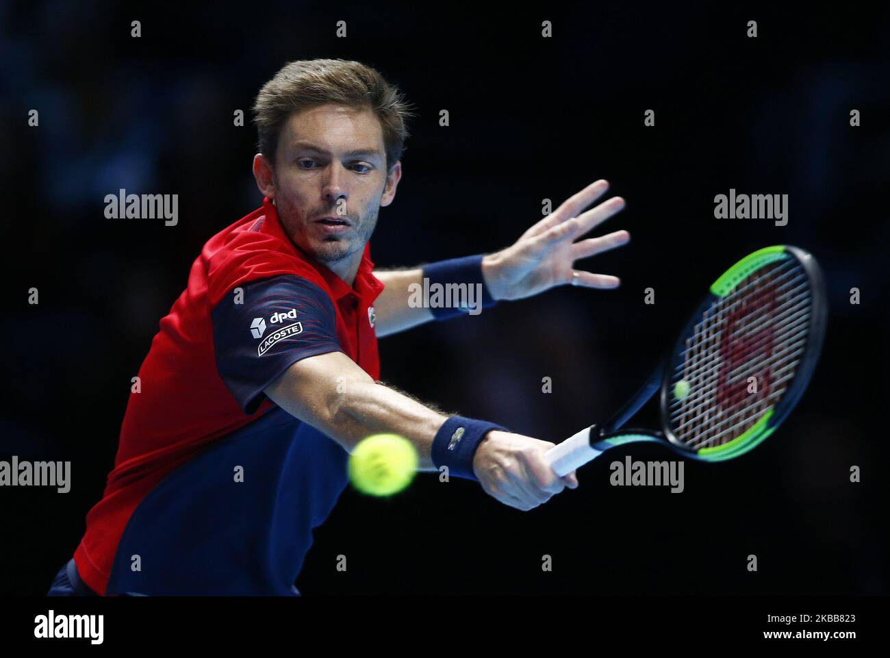 Nicolas Mahut (fra) in azione durante la semifinale Doubles Pierre-Hughes Herbert e Nicolas Mahut (fra) contro Lukasz Kubot (POL) e Marcelo Melo (BRA) International Tennis - Nitto ATP World Tour Finals Day 3 - martedì 16th novembre 2019 - O2:00 Arena - Londra (Photo by Action Foto Sport/NurPhoto) Foto Stock