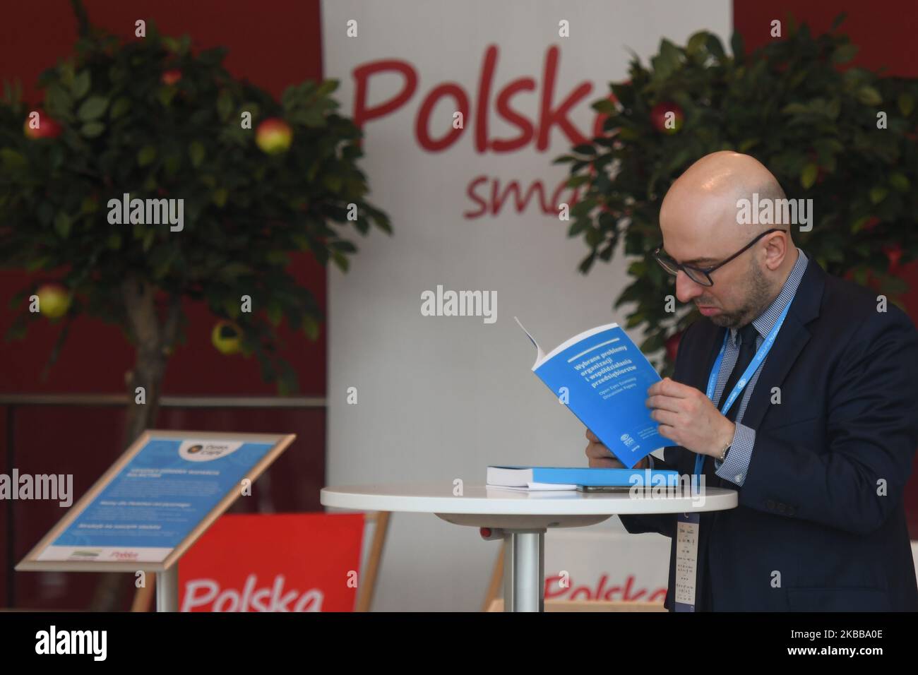 Krzysztof Lapinski, fondatore/proprietario della Timing PR Agency, ex portavoce del Presidente della Polonia e Segretario di Stato nella Cancelleria del Presidente, visto durante il vertice dell'economia degli occhi aperti dell'ICE Krakow Congress Centre. Mercoledì 20 novembre 2019, a Cracovia, Malopolskie Voivodato, Polonia. (Foto di Artur Widak/NurPhoto) Foto Stock