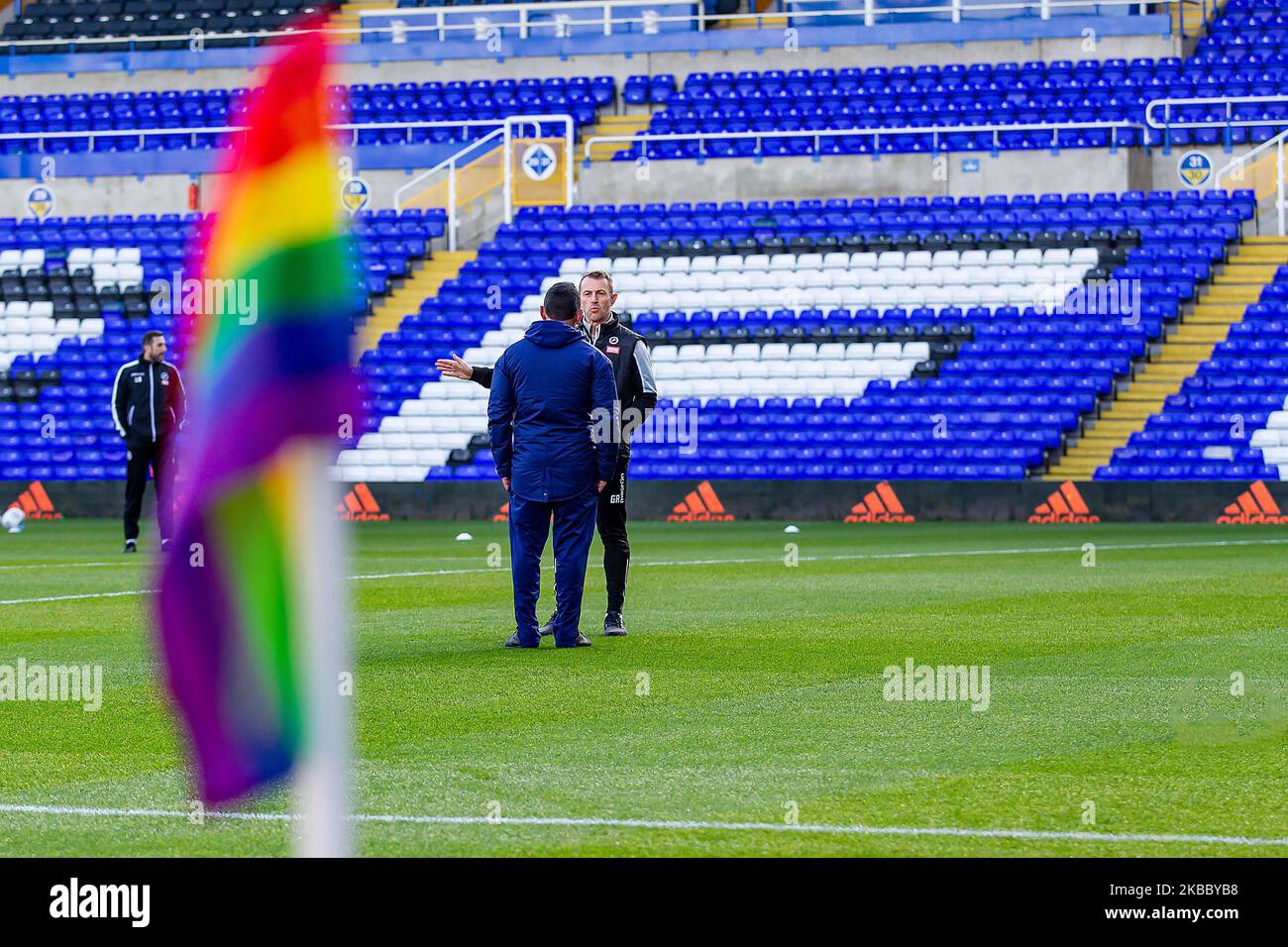 Gary Rowett Manager di Millwall a St Andrews in vista della partita del campionato Sky Bet tra Birmingham City e Millwall a St Andrews, Birmingham sabato 30th novembre 2019. (Foto di Alan Hayward/MI News/NurPhoto) Foto Stock