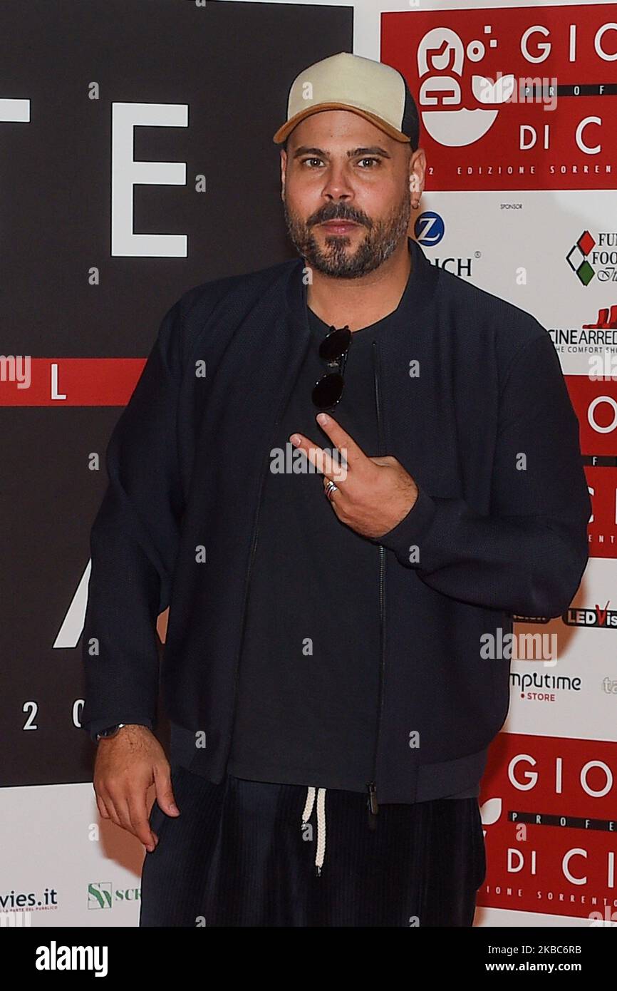 Marco D'Amore partecipa ad una fotocall durante il 41th° giornale professionali del Cinema Sorrento Italia, il 4 dicembre 2019. (Foto di Franco Romano/NurPhoto) Foto Stock