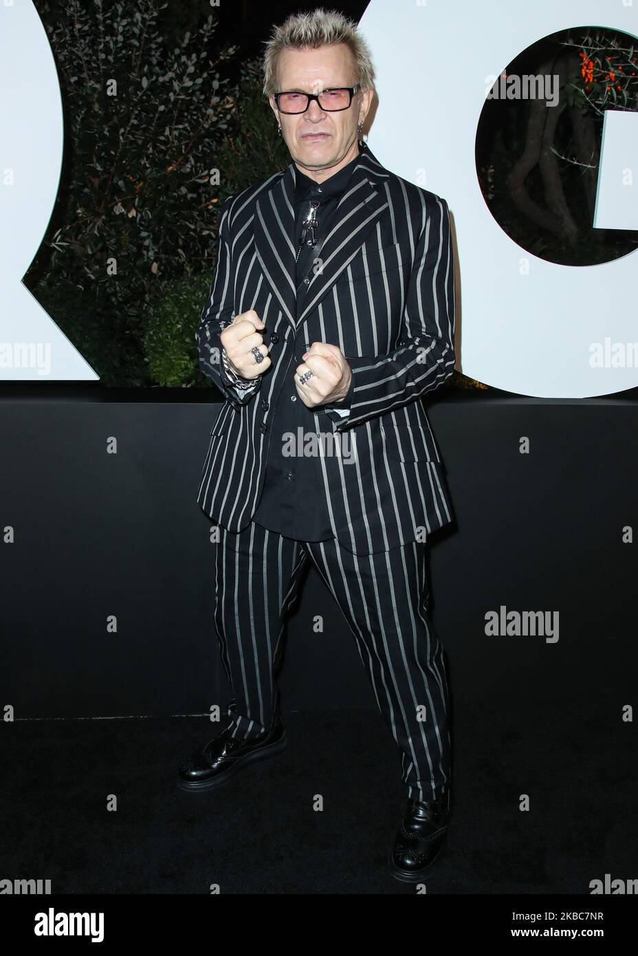 WEST HOLLYWOOD, LOS ANGELES, CALIFORNIA, USA - 05 DICEMBRE: Il musicista Billy Idol arriva alla 2019 GQ Men of the Year Party che si tiene presso il West Hollywood EDITION Hotel il 5 dicembre 2019 a West Hollywood, Los Angeles, California, Stati Uniti. (Foto di Xavier Collin/Image Press Agency/NurPhoto) Foto Stock