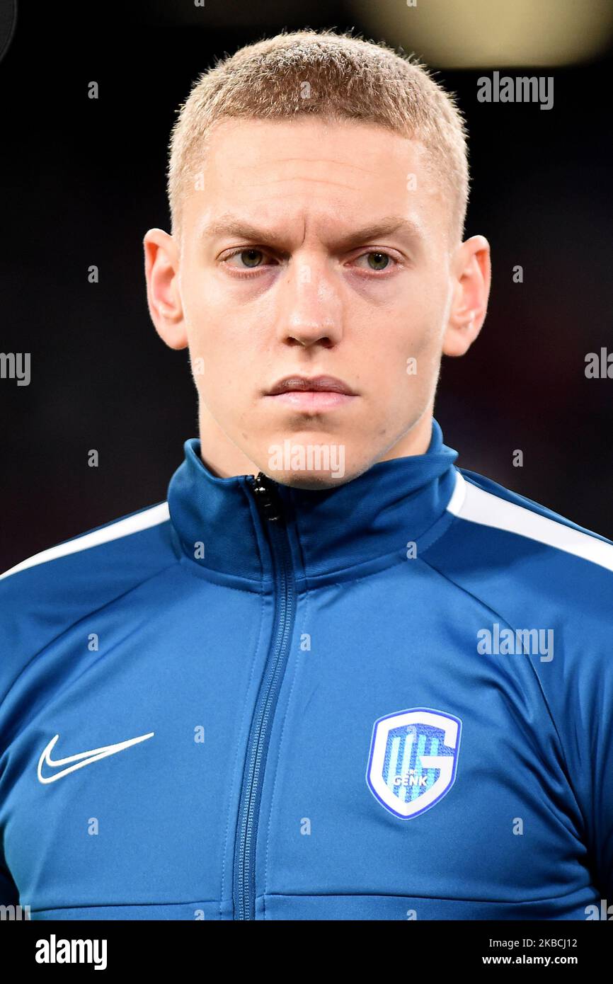 Casper de Norre di KRC Genk durante la partita della UEFA Champions League tra SSC Napoli e KRC Genk allo Stadio San Paolo Napoli Italia il 10 dicembre 2019. (Foto di Franco Romano/NurPhoto) Foto Stock