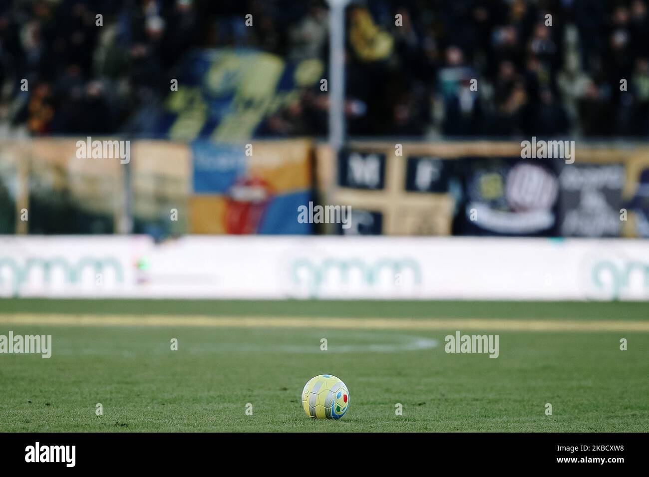 Incontro ufficiale di Errea durante la Serie C - Girone B di Modena e Ravenna allo Stadio Braglia del 14 dicembre 2019 a Modena. (Foto di Emmanuele Ciancaglini/NurPhoto) Foto Stock