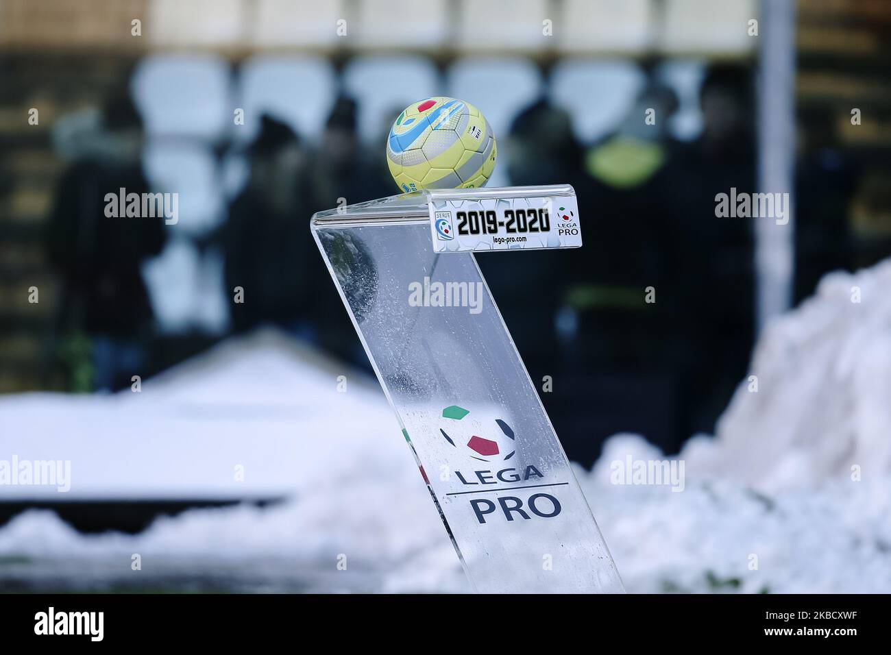 Incontro ufficiale di Errea durante la Serie C - Girone B di Modena e Ravenna allo Stadio Braglia del 14 dicembre 2019 a Modena. (Foto di Emmanuele Ciancaglini/NurPhoto) Foto Stock